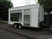 CD Counter Service Doors on Custom Trailer
