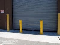 Stationary Bollards Outside HD Service Door